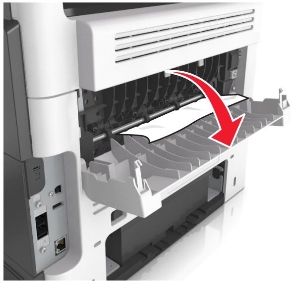 LEXMARK MX617DE - Bourrage papier derrière la porte arrière - 2