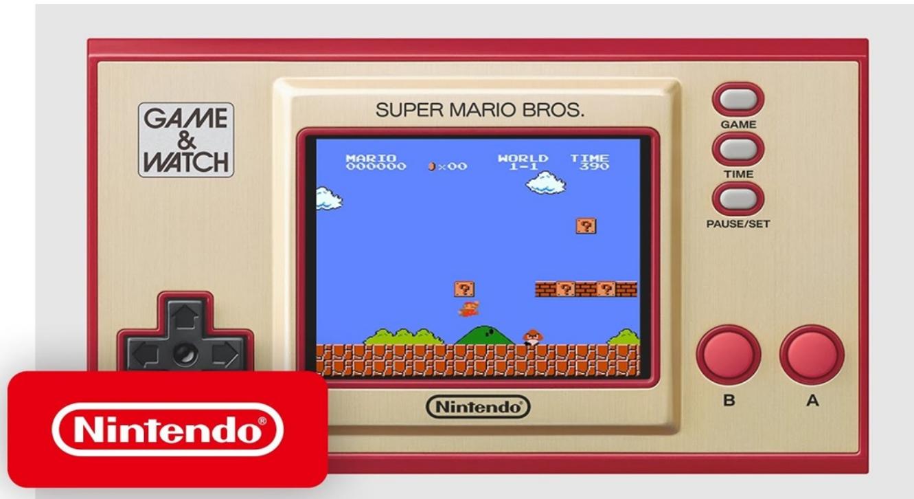 NINTENDO GAME&WATCH : SUPER MARIO BROS - 1