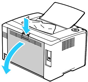 XEROX 6020V - Élimination des incidents papier à l'arrière de l'imprimante - 1