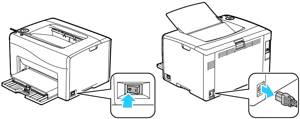 XEROX 6020V - Déplacement de l'imprimante - 1