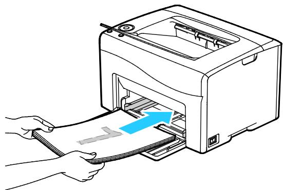 XEROX 6020V - Chargement du papier pour l'impression recto verso manuelle - 1