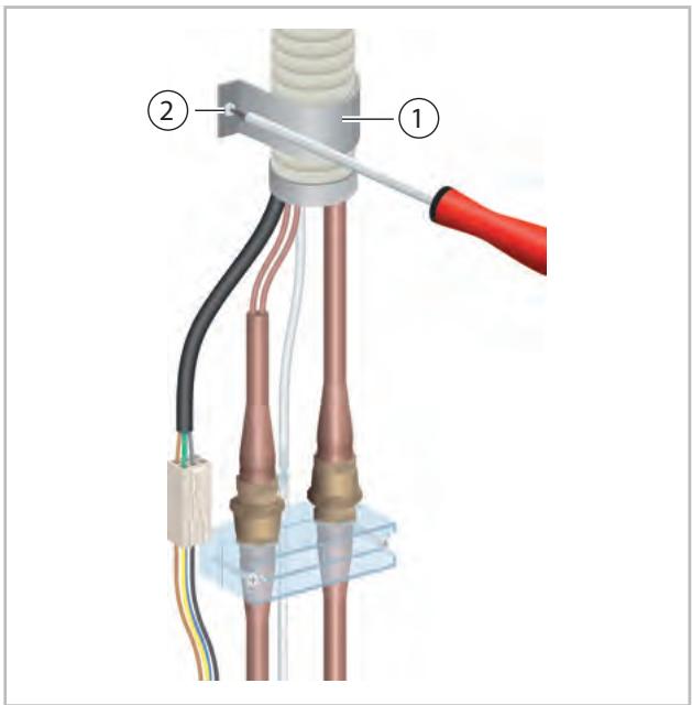 REMKO RKL 495 - Fig. 12: Retirez le cache - 1