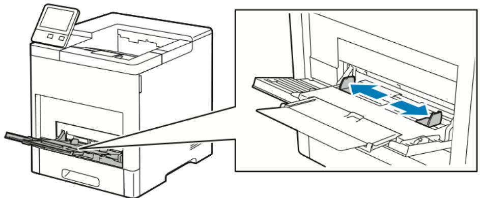 XEROX B610V - Chargement des étiquettes dans le département manuel - 3