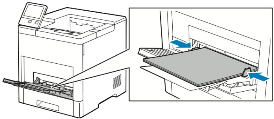 XEROX B610V - Chargement des étiquettes dans le département manuel - 4