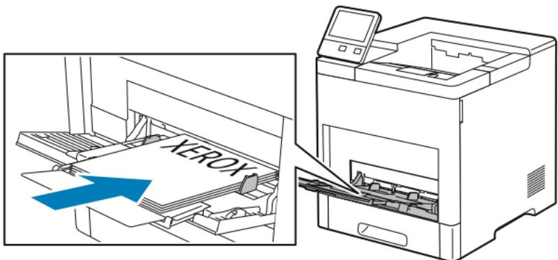 XEROX B610V - Placez le papier dans le magasin. - 4