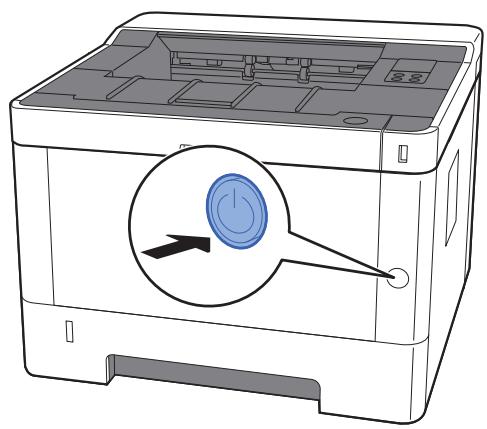 KYOCERA ECOSYS P2235DW - Mise sous tension - 1