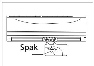 ZIBRO SC3032 - Justera den horisontella luftflödesriktingen (upp - ner) - 1