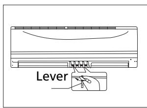 ZIBRO SC3032 - Nastavljanje izpuha zraka horizontalno (gor - dol) - 1
