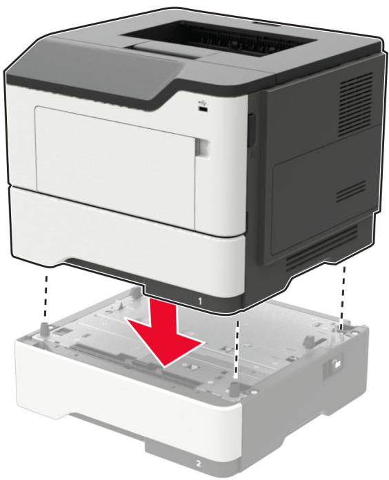 LEXMARK B2546DW - Installation des tiroirs en option - 3