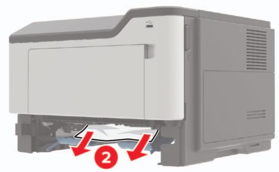 LEXMARK B2546DW - Bourrage papier dans l'unité d'impression recto verso - 3