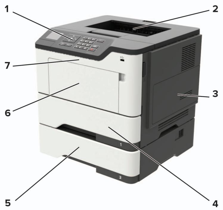 LEXMARK B2546DW - Configurations de l'imprimante - 3