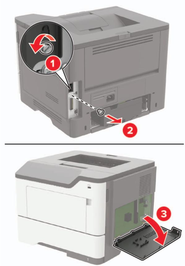 LEXMARK B2546DW - Installation d'une carte en option - 2
