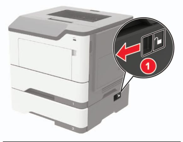 LEXMARK B2546DW - Remplacement du rouleau de saisie - 1