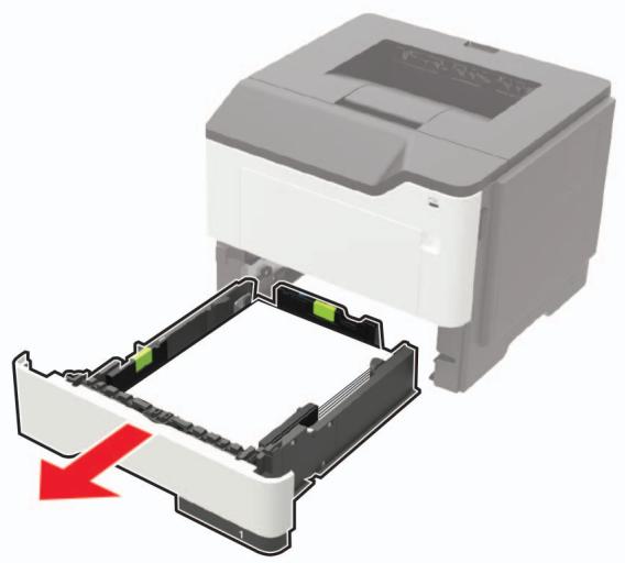 LEXMARK B2546DW - Bourrage papier dans l'unité d'impression recto verso - 1