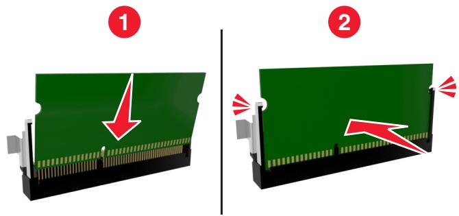 LEXMARK B2546DW - Installation d'une carte mémoire - 4