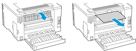 XEROX C230V - Incident papier dans la porte b - 4