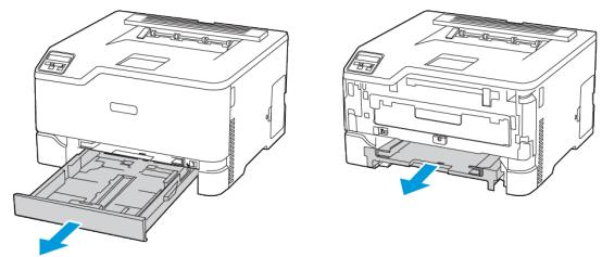 XEROX C230V - Incident papier dans le chargeur manuel - 1