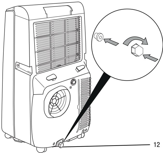 TROTEC PAC 3500 - Vider le condensat (vidage manuel) - 3