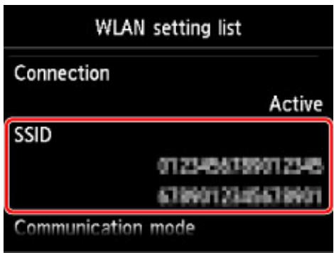 CANON LBP 6600 - Are the SSID of the access point connected to your computer and that connected to the machine the same? - 1