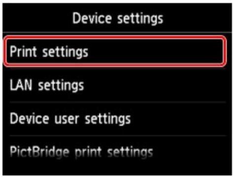 CANON LBP 6600 - Changing the Machine Settings Using the Operation Panel - 2