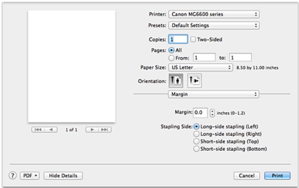 CANON LBP 6600 - Margin - 1
