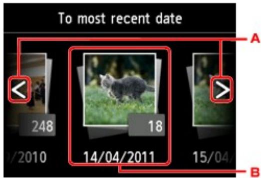 CANON LBP 6600 - Specifying Date to Select Photo - 2