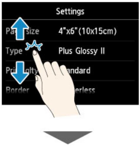 CANON LBP 6600 - An Operation Example of the touch screen - 5