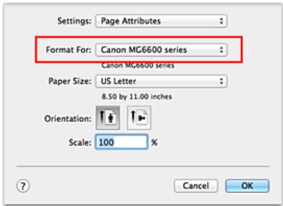 CANON LBP 6600 - Select the printer - 1