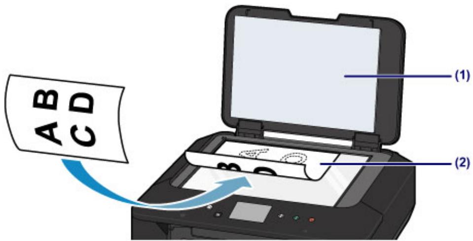 CANON LBP 6600 - Loading Originals on the Platen Glass - 1