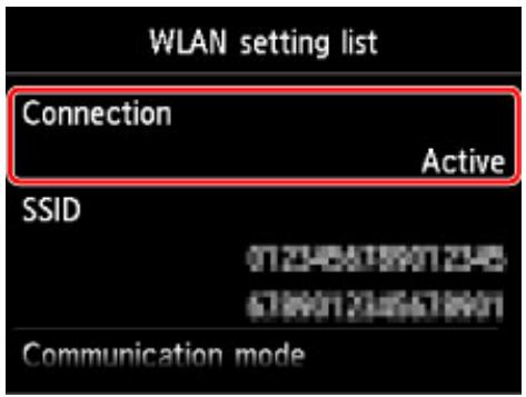 CANON LBP 6600 - Is the machine connected to the access point? - 1