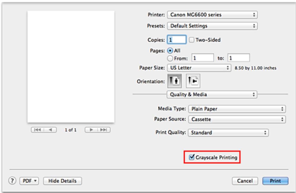 CANON LBP 6600 - Printing a Color Document in Monochrome - 4