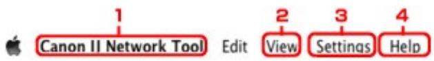 CANON LBP 6600 - Canon IJ Network Tool Menus - 1