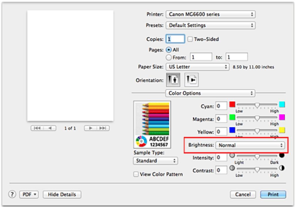 CANON LBP 6600 - Adjusting Brightness - 4