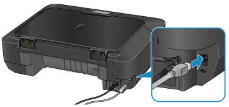 CANON LBP 6600 - Connecting the Machine to the Computer Using a USB Cable - 1