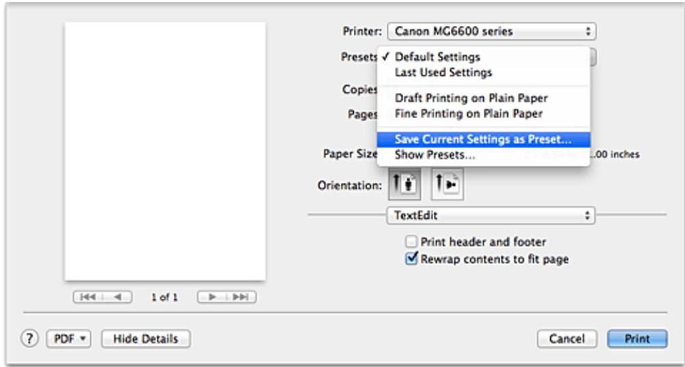 CANON LBP 6600 - Registering a Printing Profile - 1