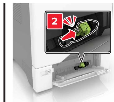 LEXMARK CS725DE - Remplacement du rouleau de saisie dans le chargeur multifonction - 5