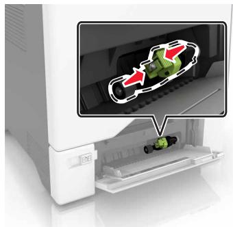 LEXMARK CS725DE - Remplacement du rouleau de saisie dans le chargeur multifonction - 2