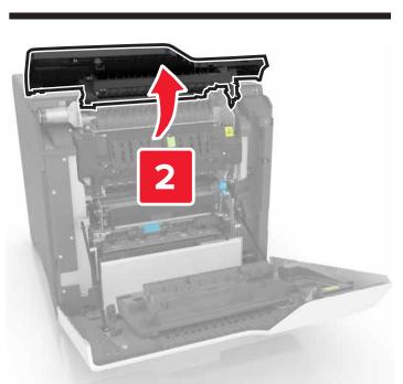 LEXMARK CS725DE - Bourrage papier dans le réceptacle standard - 4