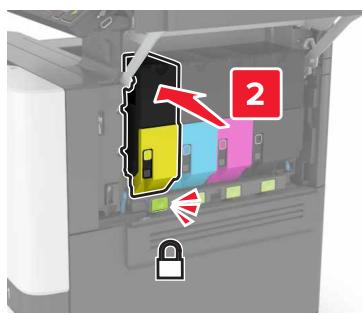 LEXMARK CS725DE - Déballez la nouvelle cartouche de toner. - 2