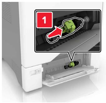 LEXMARK CS725DE - Remplacement du rouleau de saisie dans le chargeur multifonction - 4