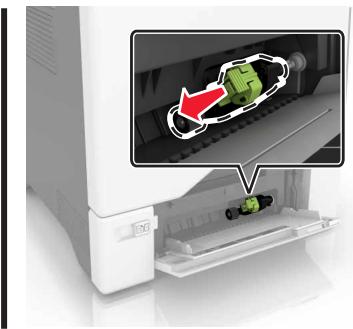 LEXMARK CS725DE - Remplacement du rouleau de saisie dans le chargeur multifonction - 3