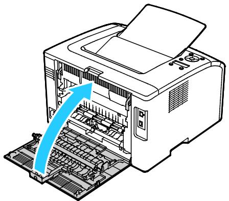 XEROX 6022V - Clearing Paper Jams From the Back of the Printer - 5