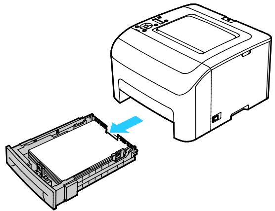 XEROX 6022V - Clearing Paper Jams From the Front of the Printer - 1