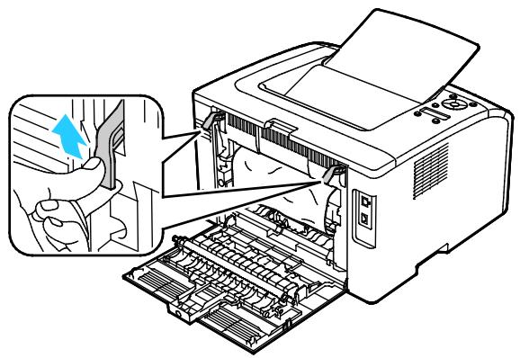 XEROX 6022V - Clearing Paper Jams From the Back of the Printer - 2