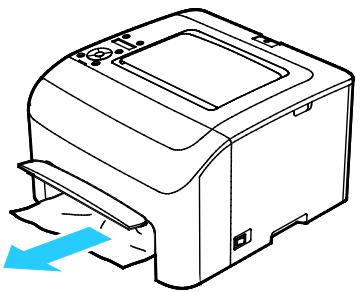 XEROX 6022V - Clearing Paper Jams From the Front of the Printer - 2