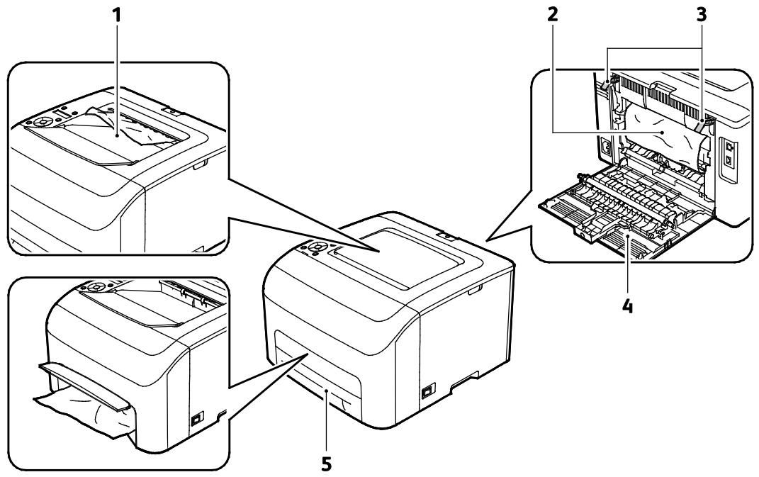 XEROX 6022V - Locating Paper Jams - 3