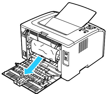 XEROX 6022V - Clearing Paper Jams From the Back of the Printer - 3