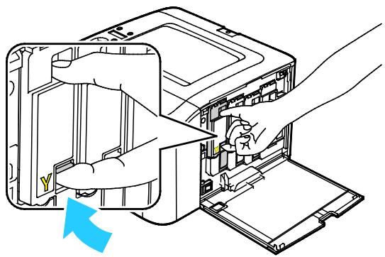 XEROX 6022V - Cleaning the LED Lenses - 3