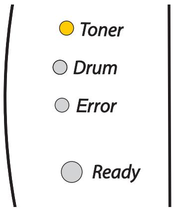 BROTHER HL-2035 - Message toner vide - 1