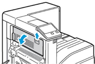 XEROX VERSALINK C7000N - Résolution des incidents papier au niveau de la porte b - 10